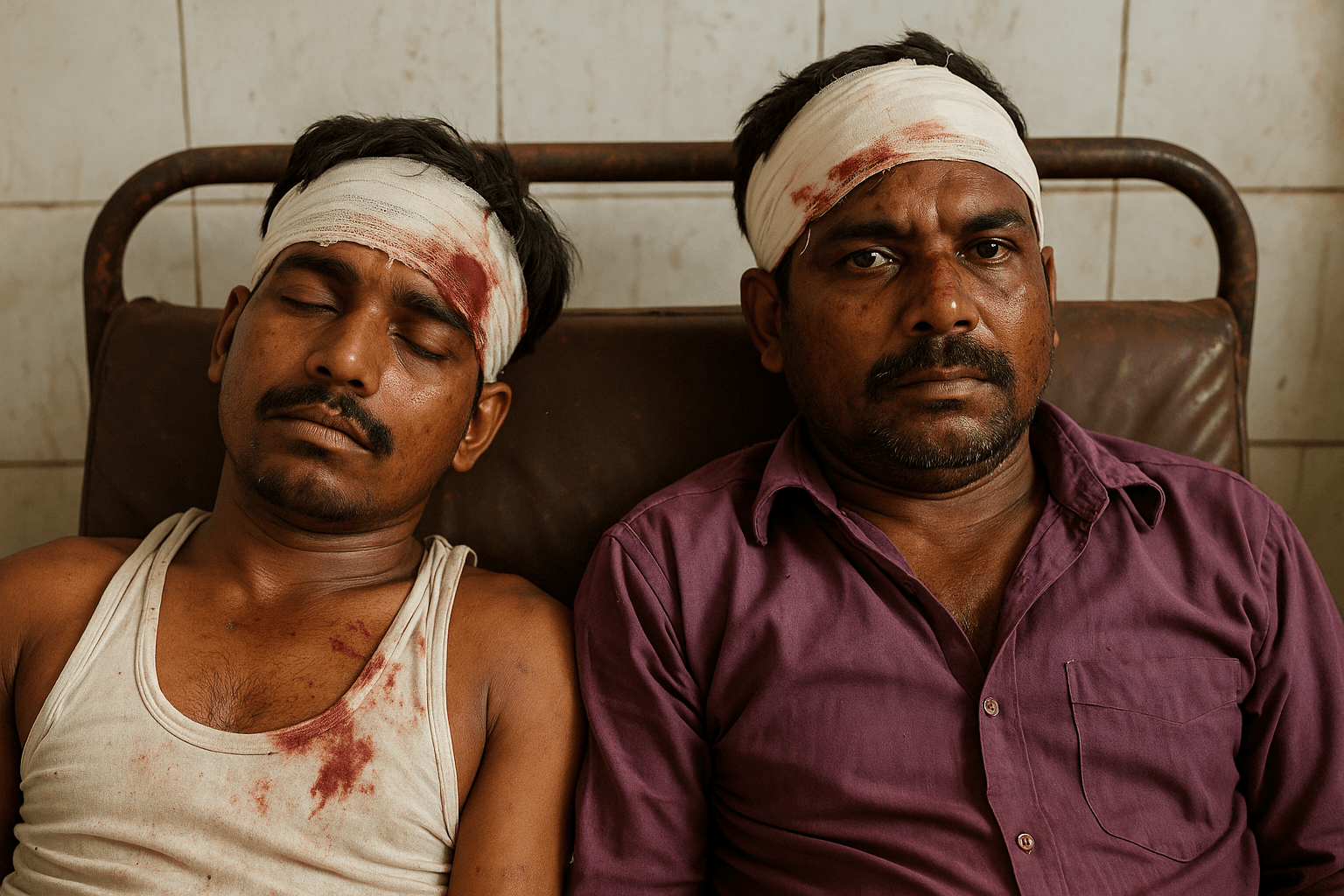 पंचायत के बहाने बुलाकर दो भाइयों को बेरहमी से पीटा