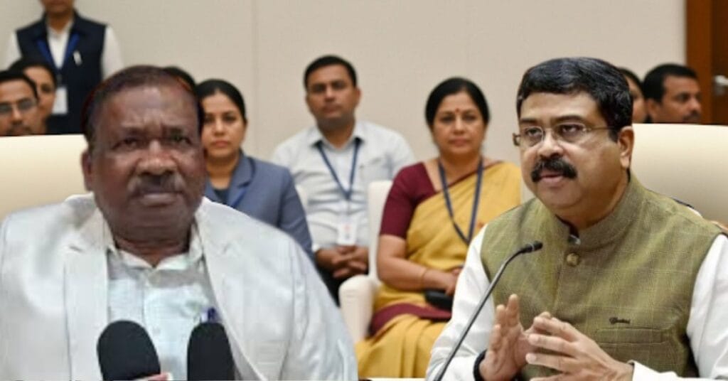 झारखंड शिक्षा मंत्री (रामदास सोरेन) ने केंद्रीय शिक्षा मंत्री (धर्मेंद्र प्रधान)